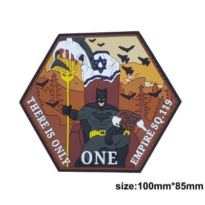 Parche de PVC 3D militar táctico superhéroe Batman