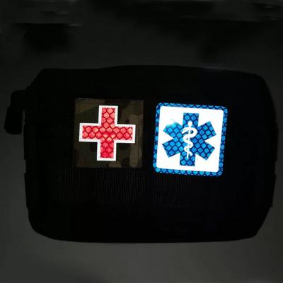 Parche reflectante táctico de la insignia de la Cruz Roja de Medic personalizado
